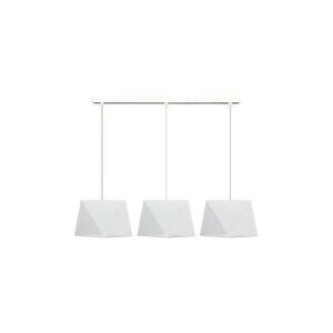 Csillár zsinóron DIAMENT 3xE27/60W/230V fehér 0307 kép