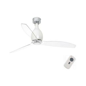 FARO Barcelona FARO 32020 - Mennyezeti látor MINI ETERFAN fehér/átlátszó á. 128 cm + távirányító W-VEN32020 kép