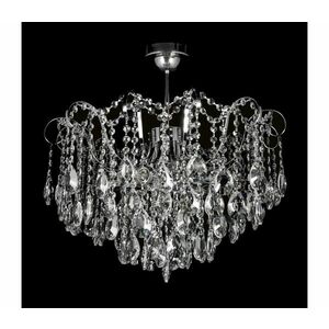 Kristály csillár rúdon 6xE27/60W/230V W-E 1427/6 CH, ?550 X H550 kép