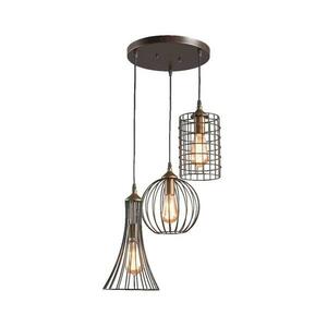 LUXERA - Csillár zsinóron TRION 3xE27/60W/230V kép
