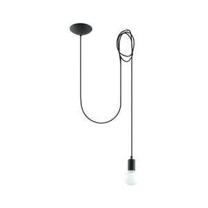 SL.0369 - Csillár zsinóron EDISON 1 1xE27/60W/230V pók fekete SL.0369 kép