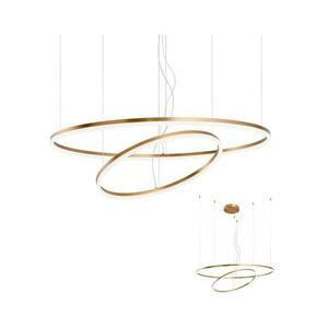 Redo 01-1721 - LED Csillár zsinóron ORBIT LED/42W + LED/66W/230V bronz 01-1721 kép