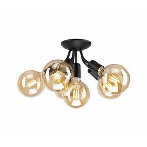 Felületre szerelt csillár VIGGO 6xE27/60W/230V LM-6.122/czarny kép
