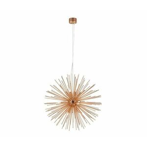 Markslöjd 107752 - Csillár zsinóron SOLEIL 12xE14/20W/260V Rózsaarany 107752 kép