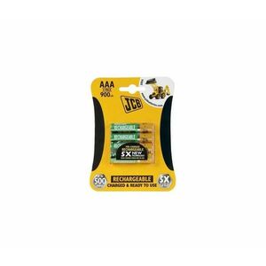 JCB-HR31000RC-4B - Tölthető elem AAA NiMH/900mAh/1, 2V, 4db JCB-HR31000RC-4B kép