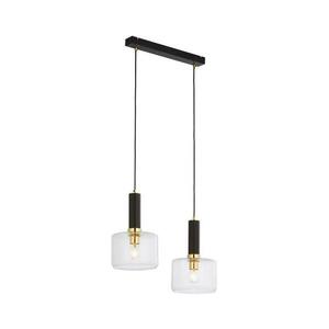 Jupiter 1847 - VA2 - Csillár zsinóron VANES 2xE27/60W/230V réz/fekete 1847 kép