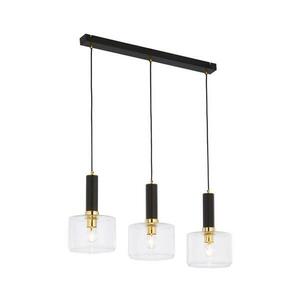 Jupiter 1848 - VA3 - Csillár zsinóron VANES 3xE27/60W/230V réz/fekete 1848 kép