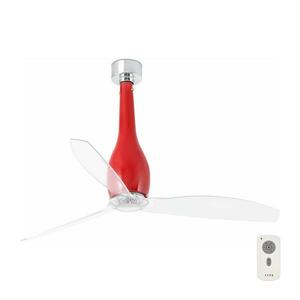 FARO Barcelona FARO 32002 - Mennyezeti látor ETERFAN piros/átlátszó á. 128 cm + távirányítás 32005 kép