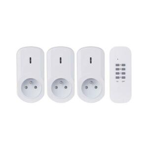 KÉSZLET 3x Távirányításos konnektorok 230V + 1x CR2032 P0070 kép