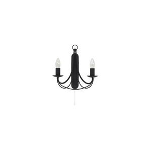 Searchlight 6342-2BK - Fali lámpa MAYPOLE 2xE14/60W/230V 6342-2BK kép