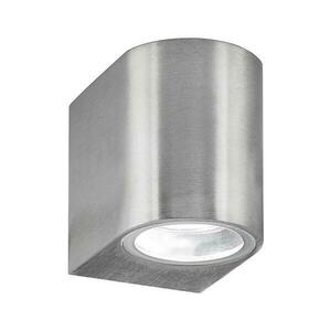 Searchlight - LED Kültéri fali lámpa LEDO 1xGU10/3W/230V IP44 ezüst 8008-1SS-LED kép