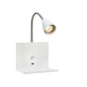 Markslöjd 107140 - Fényerő-szabályozó fali lámpa USB LOGI 1xGU10 / 7W / 230V 107140 kép