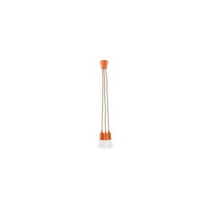 Csillár zsinóron DIEGO 3xE27/60W/230V narancssárga SL.0585 kép