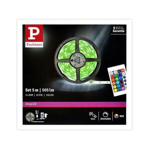 Paulmann 78978 - LED RGB/20W Dimmelhető szalag SIMPLED 5m 230V + távirányító 78978 kép
