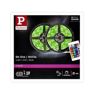 Paulmann 78980 - LED RGB/28W Dimmelhető szalag SIMPLED 10m 230V + távirányító 78980 kép