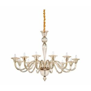 Ideal Lux - Csillár láncon BRIGITTA 12xE14/40W/230V átm. 120 cm réz 199405 kép