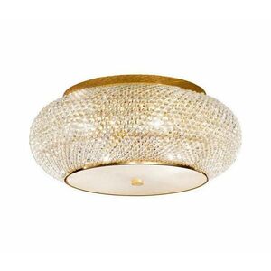 Ideal Lux - Kristály mennyezeti lámpa PASHA 14xE14/40W/230V átm. 65 cm arany 165004 kép