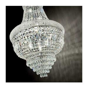Ideal Lux - Kristály csillár láncon DUBAI 10xE14/28W/230V átm. 52 cm króm 215969 kép