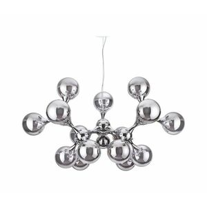 Ideal Lux - Kábelen függő csillár NODI 15xE14/28W/230V átm. 105 cm, fényes króm 200491 kép