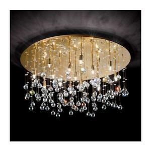 Ideal Lux - LED Kristály mennyezeti lámpa MOONLIGHT 15xG9/3W/230V átm. 80 cm arany 082790 kép