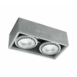 SL.0884 - Mennyezeti lámpa QUATRO 2xGU10/40W/230V beton SL.0884 kép