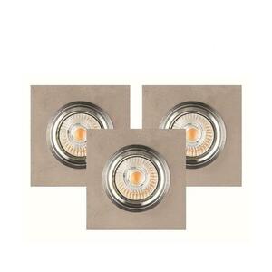 2515336 - 3 db LED beépíthető lámpa VITAR 1xGU10/5W/230V beton 2515336 kép