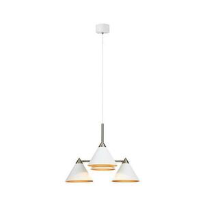 Markslöjd 108077 - Csillár zsinóron KLINT 4xE14/40W/230V fehér 108077 kép