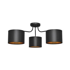 Felületre szerelhető csillár ALBA 3xE27/15W/230V fekete/arany P-2015/3 BK+GO kép