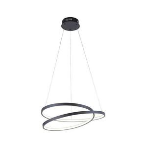 Paul Neuhaus 2472-18 - LED Dimmelhető csillár zsinóron ROMAN LED/30W/230V fekete 2472-18 kép