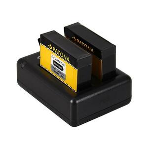 PATONA - Töltő Dual GoPro Hero 4 USB + 2x akkumulátor Aku 1160mAh PT1983B kép