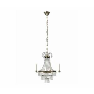 Markslöjd 105157 - Kristálycsillár láncon MARIELUND 3xE14/40W/230V sárgaréz 105157 kép