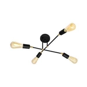 Felületre szerelhető csillár ROSETTE 4xE27/15W/230V fekete/arany W-P 1925/4 BK+GO kép