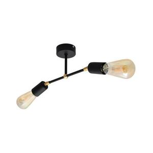 Felületre szerelhető csillár ROSETTE 2xE27/15W/230V fekete/arany W-P 1925/2 BK+GO kép