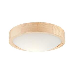 Mennyezeti lámpa NATURAL SLIM 1xE27/60W/230V ø 27 cm fenyő LD-PD-8.1 sosna kép