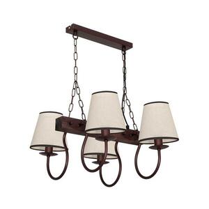A CARIN csillár láncon 4xE14/60W/230V sötét 8694 kép