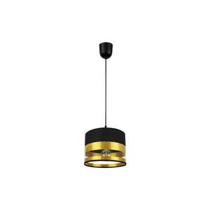 Csillár zsinóron MILO 1xE27/60W/230V arany/fekete 0347 kép