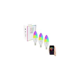 NEO 07716C - KÉSZLET 3x LED RGB+CCT Dimmelhető izzó E14/5, 5W/230V Wi-Fi Tuya 07716C kép