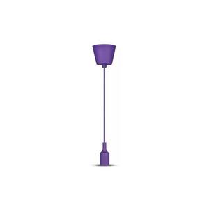 Csillár zsinóron 1xE27/60W/230V lila 3483 kép