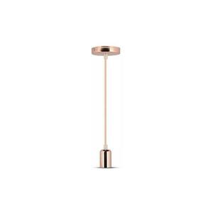 Csillár zsinóron 1xE27/60W/230V rózsaarany 3777 kép