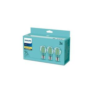 3 db Philips VINTAGE LED izzó, E27, 8, 5 W, 230 V, 2700 K 8718699696955 kép