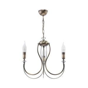 Jupiter 1633 - Csillár láncon MELANI 3xE14/40W/230V bronz patina 1633 kép
