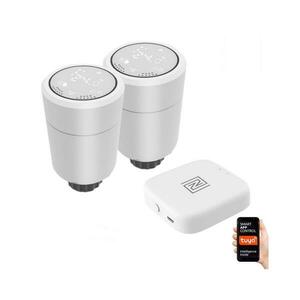 NEO 07732B - KÉSZLET 2x termosztatikus fej + BRIDGE PRO v2 2xAA/3V Tuya 07732B kép