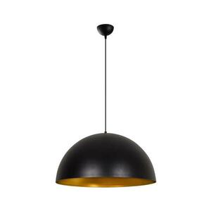 Zsinóros csillár SIVANI 1xE27/40W/230V átm. 60 cm fekete/rézszínű 892OPV1788 kép