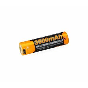 Fenix FE18650LI35USB - 1 db Újratölthető lítium-ion akkumulátor, USB-töltés, 3, 6 V, 3500 mAh FE18650LI35USB kép