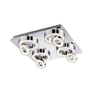 Leuchten Direkt 14522-17 - LED Spotlámpa TIM 4xLED/2, 8W/230V + 4xLED/3, 1W 14522-17 kép