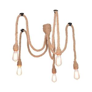 Csillár zsinóron ROPE CASA 5xE27/12W/230V pók 312921 kép