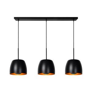 Lucide 30488/03/30 - Csillár zsinóron NOLAN 3xE27/40W/230V fekete 30488/03/30 kép
