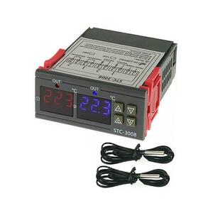 Kettős digitális termosztát 3W/230V M453F kép