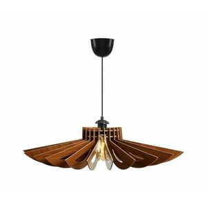Csillár zsinóron 1xE27/60W/230V barna átm. 68 cm 390FLH1526 kép