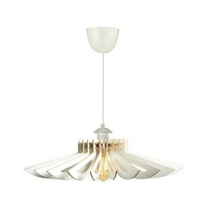 Csillár zsinóron 1xE27/60W/230V fehér átm. 68 cm 390FLH1527 kép